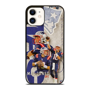 MAC JONES NEW ENGLAND PATRIOT NFL iPhone 12 Case Cover MAC JONES NEW ENGLAND PATRIOT NFL iPhone 12 Case Cover
