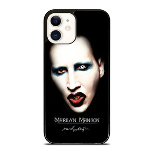 MARILYN MANSON SINGER SCARY iPhone 12 Case Cover MARILYN MANSON SINGER SCARY iPhone 12 Case Cover