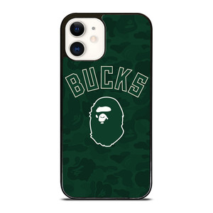 MILWAUKEE BUCKS X BAPE CAMO iPhone 12 Case Cover MILWAUKEE BUCKS X BAPE CAMO iPhone 12 Case Cover