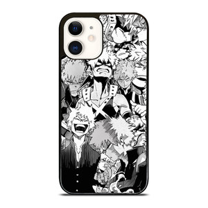 MY HERO ACADEMIA MANGA ANIME COLLAGE iPhone 12 Case Cover MY HERO ACADEMIA MANGA ANIME COLLAGE iPhone 12 Case Cover