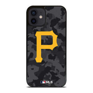 PITTSBURGH PIRATES BASEBALL BLACK CAMO iPhone 12 Mini Case Cover