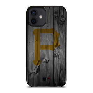PITTSBURGH PIRATES BASEBALL MLB WOOD LOGO iPhone 12 Mini Case Cover