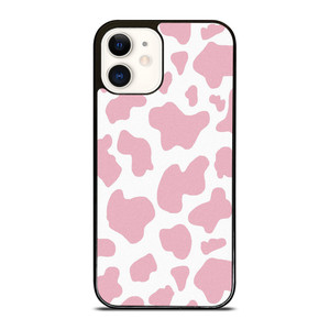 PINK COW PATTERN iPhone 12 Case Cover