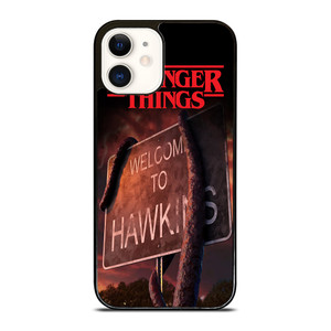 STRANGER THINGS WELCOME TO HAWKINS iPhone 12 Case Cover STRANGER THINGS WELCOME TO HAWKINS iPhone 12 Case Cover