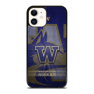 WASHINGTON HUSKIES FOOTBALL LOGO iPhone 12 Case Cover WASHINGTON HUSKIES FOOTBALL LOGO iPhone 12 Case Cover