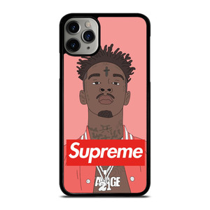 21 SAVAGE PINK SUPREME iPhone 11 Pro Max Case Cover