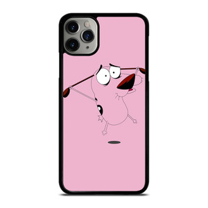 COURAGE THE COWARDLY DOG FLAT iPhone 11 Pro Max Case Cover COURAGE THE COWARDLY DOG FLAT iPhone 11 Pro Max Case Cover