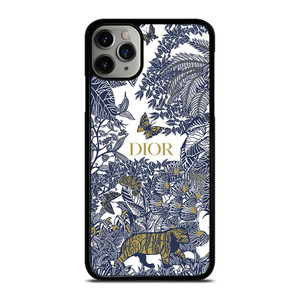 DIOR FLORAL BLUE iPhone 11 Pro Max Case Cover
