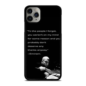 EMINEM RAPPER QUOTES 2 iPhone 11 Pro Max Case Cover