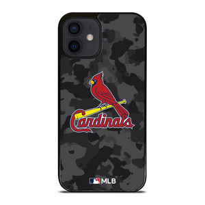 SAINT LOUIS CARDINALS BASEBALL BLACK CAMO iPhone 12 Mini Case Cover