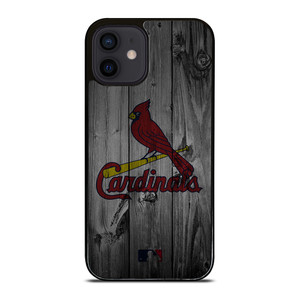 SAINT LOUIS CARDINALS BASEBALL MLB WOOD LOGO iPhone 12 Mini Case Cover
