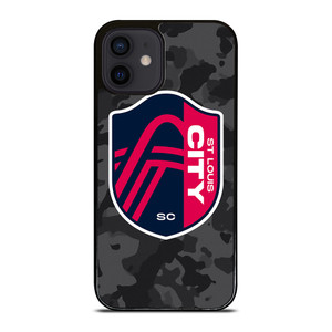 SAINT LOUIS CITY MLS BLACK CAMO iPhone 12 Mini Case Cover SAINT LOUIS CITY MLS BLACK CAMO iPhone 12 Mini Case Cover