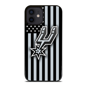 SAN ANTONIO SPURS NBA USA FLAG iPhone 12 Mini Case Cover