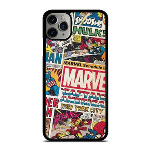 MARVEL COMICS COLLAGE iPhone 11 Pro Max Case Cover MARVEL COMICS COLLAGE iPhone 11 Pro Max Case Cover