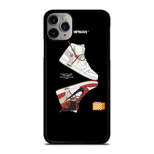 NIKE AIR JORDAN JUMPMAN OFF WHITE iPhone 11 Pro Max Case Cover