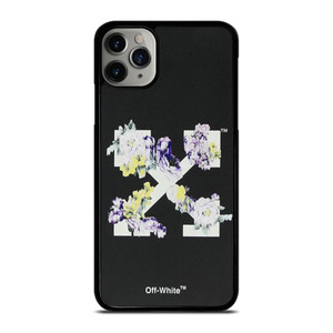 OFF WHITE FLORAL LOGO iPhone 11 Pro Max Case Cover