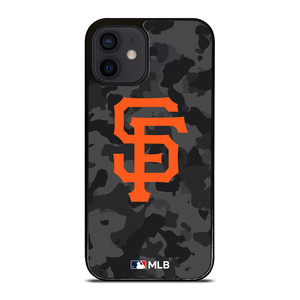 SAN FRANCISCO GIANTS BASEBALL BLACK CAMO iPhone 12 Mini Case Cover SAN FRANCISCO GIANTS BASEBALL BLACK CAMO iPhone 12 Mini Case Cover