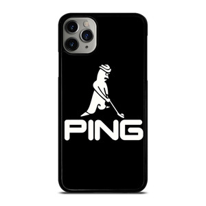 PING GOLF BLACK LOGO iPhone 11 Pro Max Case Cover
