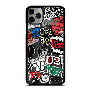 PUNK ROCK BAND COLLAGE iPhone 11 Pro Max Case Cover