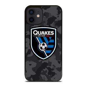 SAN JOSE EARTHQUAKES MLS BLACK CAMO iPhone 12 Mini Case Cover