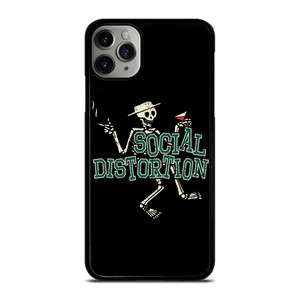 SOCIAL DISTORTION SKULL ART iPhone 11 Pro Max Case Cover