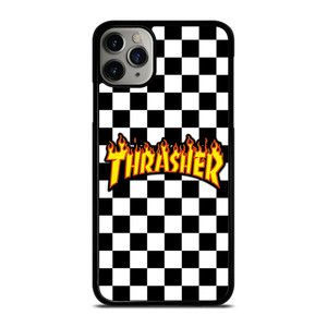 THRASHER SKATEBOARD CHECKERBOARD iPhone 11 Pro Max Case Cover