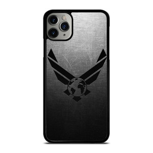USAF UNITED STATES AIR FORCES LOGO METAL iPhone 11 Pro Max Case Cover