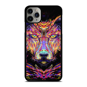 WOLF TRIPPY ART iPhone 11 Pro Max Case Cover