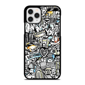 BROOKLYN NEW YORK ART iPhone 11 Pro Case Cover