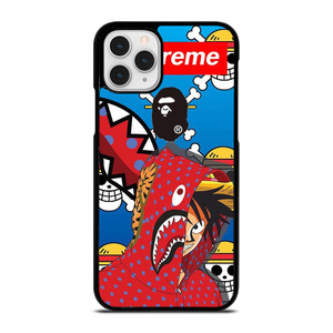 LUFFY ONE PIECE SUPREME BAPE iPhone 11 Pro Case Cover LUFFY ONE PIECE SUPREME BAPE iPhone 11 Pro Case Cover
