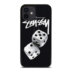 STUSSY FUZZY DICE iPhone 12 Mini Case Cover STUSSY FUZZY DICE iPhone 12 Mini Case Cover