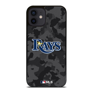 TAMPA BAY RAYS BASEBALL BLACK CAMO iPhone 12 Mini Case Cover TAMPA BAY RAYS BASEBALL BLACK CAMO iPhone 12 Mini Case Cover