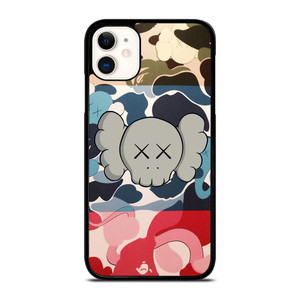 BAPE CAMO KAWS iPhone 11 Case Cover