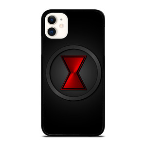 BLACK WIDOW METAL LOGO iPhone 11 Case Cover