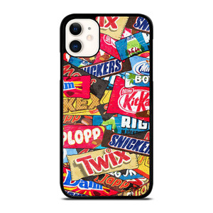 CHOCOLATE WAFER SNACK COLLAGE iPhone 11 Case Cover