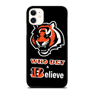 CINCINNATI BENGALS FOOTBALL WHO DEY iPhone 11 Case Cover CINCINNATI BENGALS FOOTBALL WHO DEY iPhone 11 Case Cover