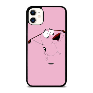 COURAGE THE COWARDLY DOG FLAT iPhone 11 Case Cover