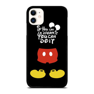 DISNEY MICKEY MOUSE QUOTES iPhone 11 Case Cover