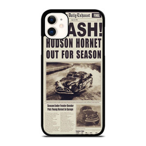 DOG HUDSON HORNET CARS MAGAZINE iPhone 11 Case Cover