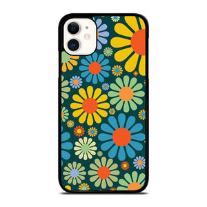 HIPPIE FLOWER PATTERN iPhone 11 Case Cover