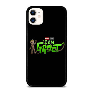 MARVEL I AM GROOT LOGO iPhone 11 Case Cover