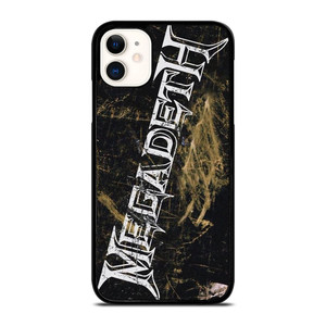 MEGADETH METAL BAND GRUNGE iPhone 11 Case Cover MEGADETH METAL BAND GRUNGE iPhone 11 Case Cover