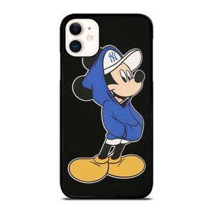 MICKEY MOUSE NEW YORK YANKEES CAP iPhone 11 Case Cover MICKEY MOUSE NEW YORK YANKEES CAP iPhone 11 Case Cover