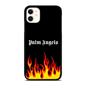 PALM ANGELS GRAFFITI FLAMES iPhone 11 Case Cover PALM ANGELS GRAFFITI FLAMES iPhone 11 Case Cover