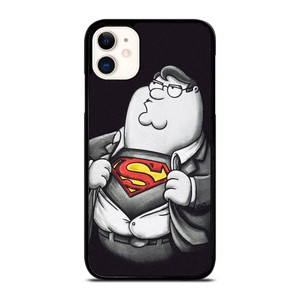 PETER GRIFFIN FAMILY GUY SUPERMAN iPhone 11 Case Cover PETER GRIFFIN FAMILY GUY SUPERMAN iPhone 11 Case Cover
