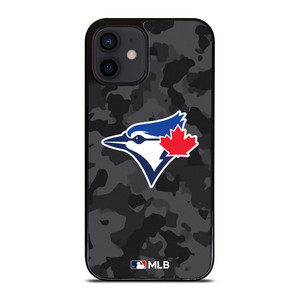 TORONTO BLUE JAYS BASEBALL BLACK CAMO iPhone 12 Mini Case Cover TORONTO BLUE JAYS BASEBALL BLACK CAMO iPhone 12 Mini Case Cover