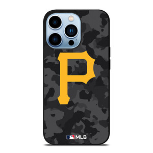 PITTSBURGH PIRATES BASEBALL BLACK CAMO iPhone 13 Pro Max Case Cover