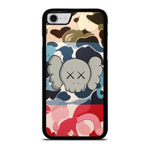 BAPE CAMO KAWS iPhone SE 2022 Case Cover
