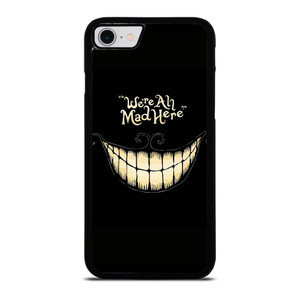 CHESIRE CAT ALICE IN WONDERLAND MAD HERE iPhone SE 2022 Case Cover CHESIRE CAT ALICE IN WONDERLAND MAD HERE iPhone SE 2022 Case Cover