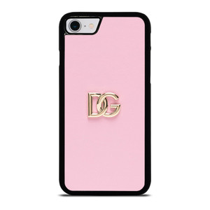 DOLCE AND GABBANA PINK LOGO iPhone SE 2022 Case Cover